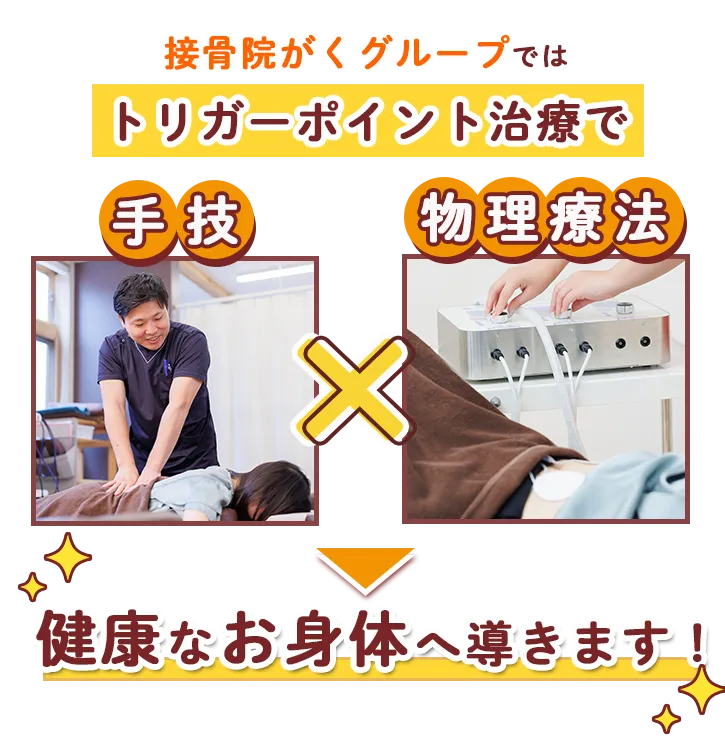 全身トータルケアで解決できます